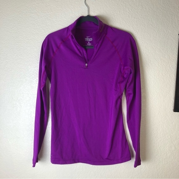 Nike Pro Combat Quarter Zip - Picture 1 of 5